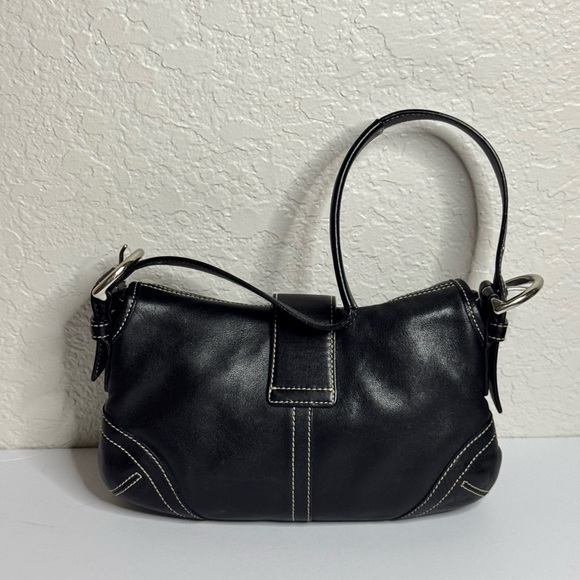 Coach Y2K Black Mini Soho Leather Shoulder Bag - Picture 7 of 12